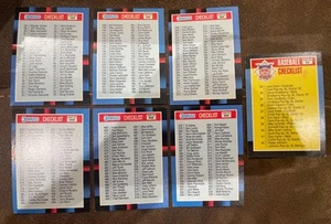 (7) 1988 Donruss #600 Checklist Baseball Card Lot - Picture 1 of 2