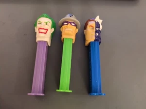 Vintage Pez Dispenser-Pat. # 5.9-China-Batman Villains-Set of 3-A100 - Picture 1 of 6