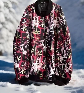 INC INTERNATIONAL CONCEPTS NEON 3D PRINT BOMBER JACKET MENS BIG & TALL 4XLT - Picture 1 of 7