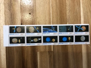 2577a 29c Solar System, Booklet Pane of 10 US Stamps, MNH - Picture 1 of 5