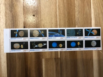 2577a 29c Solar System, Booklet Pane of 10 US Stamps, MNH - Image 1 of 4