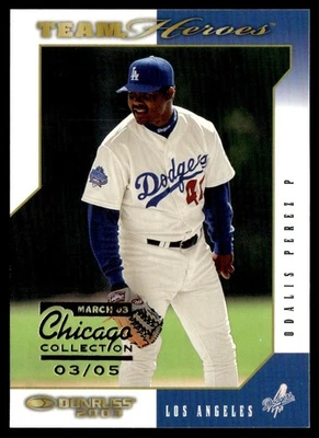 Donruss Team Heroes Chicago Collection 2003 Odalis Pérez 3/5 #254 Foto 1 de 2