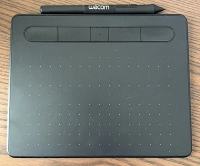Wacom Intuos S Graphics Tablet – Excellent Condition, Complete - Black - Image 1 of 2