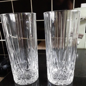 Pair of Vintage RCR Highball Glasses 300 ml - Picture 1 of 7