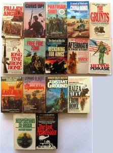 Lot of 16x Vietnam War Fiction Paperbacks by Various Authors + Leonard B. Scott - Imagen 1 de 6