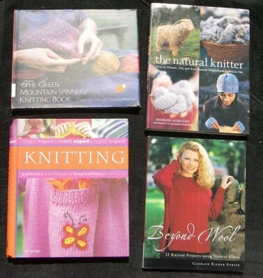 4 BK KNIT Natural Knitter Beyond Wool Natural Fibers Beginner to Advanced Expert - Image 1 of 4
