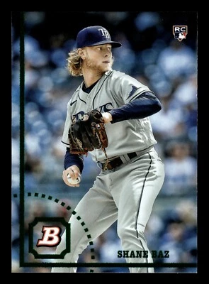 2022 Bowman Heritage Shane Baz RC #63 Tampa Bay Rays - Image 1 of 2