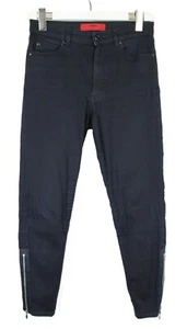 Hugo Boss Magic Flex Mujeres Jeans W27/W32 Elástico Zip Dobladillos Azul Oscuro - Imagen 1 de 16