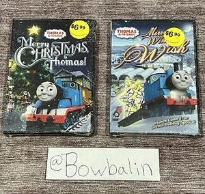 Thomas & Friends - Merry Winter Wish & Merry Christmas (DVD, 2010) Brand New SET - Picture 1 of 3