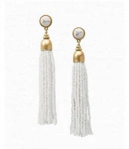 Stella & Dot Gita Ohrringe mit Quaste nagelneu im Originalkarton - Bild 1 von 4