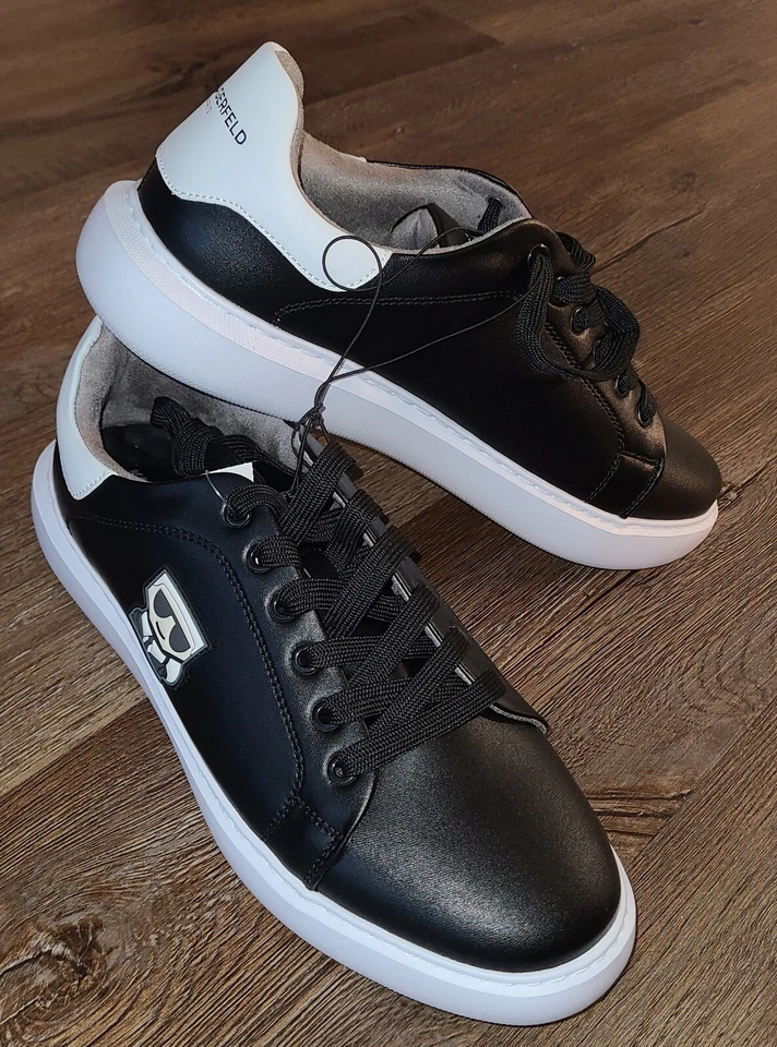 Karl Lagerfeld Kapri Lo corte medio bajo para hombre negro blanco EE. UU. 11 Foto 1 de 4