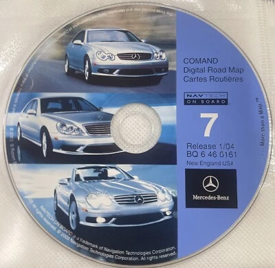 2001 2002 2003 S600 S500 S430 S55 CL600 CL500 CL55 Navigation CD #7 New England - Image 1 of 2