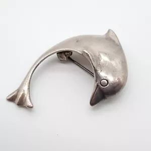 Delfino 925 Argento Spilla - (231) - Foto 1 di 15
