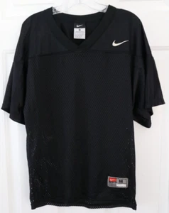 Boy's Shirt Black Mesh Football SS Size M (10/12) Nike - Picture 1 of 10