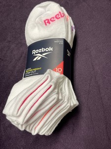 reebok trainer socks womens