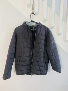 Swiss Alps Girls Lightweight Puffer Jacket Dark Gray Size Large - Picture 1 of 9