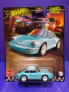 2024 Hot Wheels PREMIUM BOULEVARD PORSCHE 964 in Light Blue. SERIES No. #103. - Bild 1 von 7