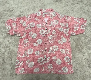 TOMMY BAHAMA RED XL SILK SHORT SLEEVE SHIRT - Picture 1 of 2