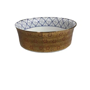 JAPANESE PORCELAIN SHIBATA TOKI Bowl 8 1/2" Diameter GUC - Picture 1 of 6