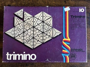 Trimino Legespiel Gesellschaftsspiel alte lila Ausgabe von Schmidt 605 1519 - Bild 1 von 5