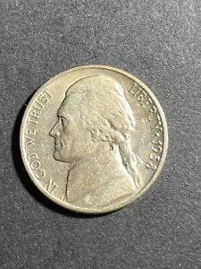 1938-D JEFFERSON NICKEL UNCIRCULATED SEMI KEY DATE! - Picture 1 of 2