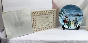 Placa Mimi Jobe 1990 ~The Lost Lamb~ 2ª edición "Nature Childs Collection" certificado de autenticidad - Imagen 1 de 14