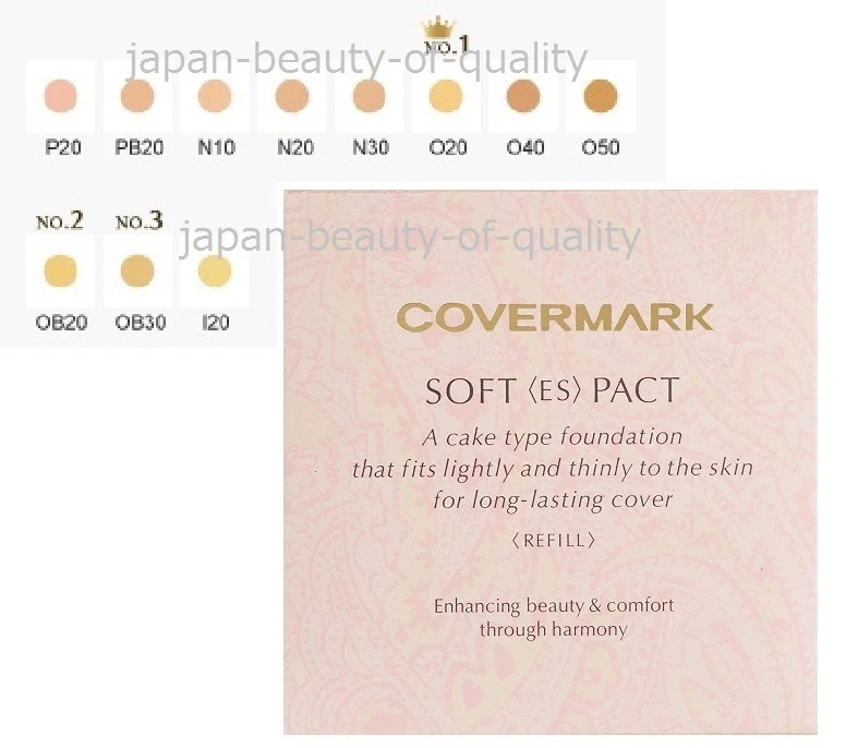 Made in JAPAN Covermark Soft ES pact Foundation SPF33 PA+++ 12g / Tracking SAL - Image 1 of 1