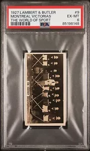 Lambert & Butler - 'The World of Sport' (1927) - Montreal Victorias **PSA6** - Picture 1 of 2