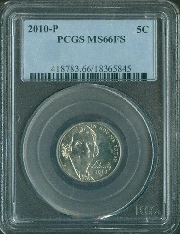 2010 P Jefferson Nickel PCGS MS66 Full Steps 5¢ QUALITY✔️ Cover