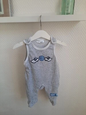 Ergee ♡ weicher Strampler mit Fuß ♡ Baby Jungs ♡ ♡ Größe  56 - Bild 1 von 2