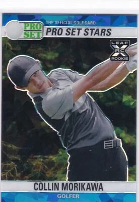 2021 Pro Set Sports Metal Stars Blue Crystals #9 Collin Morikawa - Rookie 20/25 - Image 1 of 2