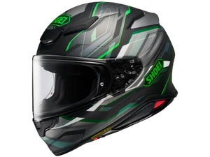 Shoei RF-1400 Capriccio Helmet TC4 Green/Gray/Black - Picture 1 of 4