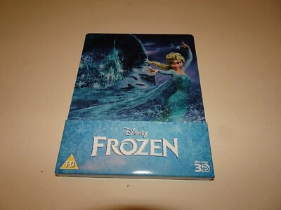 Disney Frozen RARE UK Zavvi Steelbook 2 disc 3D Blu-ray  - Image 1 of 4