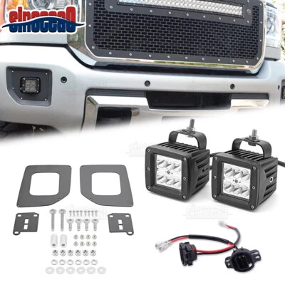 LED 灯雾灯安装插头 N 播放套件 适用于 2015 - 2019 年 GMC Sierra 2500 3500 HD — 第 1/4 张图片