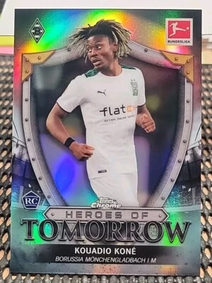 2021-22 Topps Chrome Bundesliga Kouadio Kone Heroes of Tomorrow Rookie RC #HT-KK - Image 1 of 2
