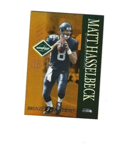 Leaf Limited 2003 Bronze Spotlight #87 Matt Hasselbeck/150 Seattle Seahawks - Imagen 1 de 2