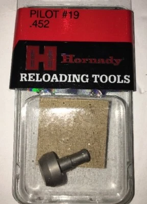 Hornady Case Trimmer Pilot #19, calibre 45 (diámetro 452) 390961NUEVO-ENVÍO N 24 HR Foto 1 de 4