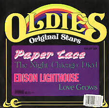 7", Single Paper Lace / Edison Lighthouse - The Night Chicago Died / Love Grows