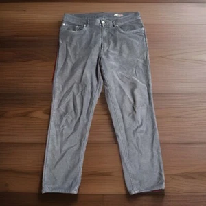 Faherty Jeans Uomo 33x27 Pantalone Navy 5 Tasche Lyocell - Foto 1 di 9