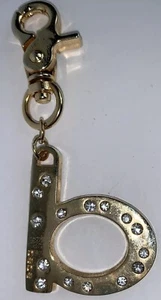 Bebe Purse Fob Gold Tone - Picture 1 of 12