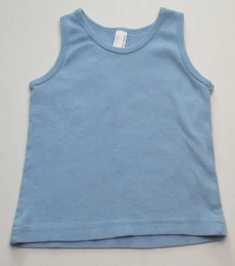Boys Size 4 American Apparel Blue Tank Top - Picture 1 of 2