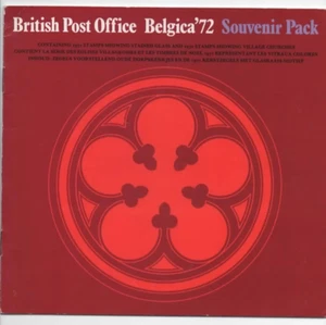 1972 British Post Office Belgica'72 Souvenir Pack - Pack No 42 issued 24 June 72 - Picture 1 of 17