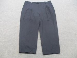 Joseph & Feiss Dress Pants Mens 44x27 Blue Straight Leg Pleated Wool Blend - Picture 1 of 8