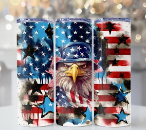 American Eagle/Flagge Becher 20 Unzen - Bild 1 von 1