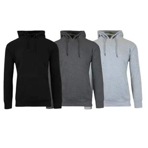 BenBen Mens Hoodie Ultra Soft Fleece Pullover Comfortable - 3 Pack - Picture 1 of 20