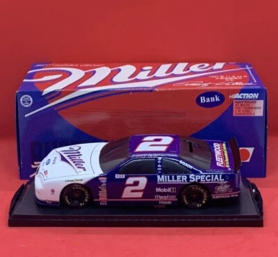 Rusty Wallace #2 Action Miller 1:24 Suzuka Circuit 1997 Ford Thunderbird Banco Foto 1 de 4