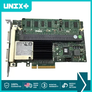 Dell FY374 PERC 6E Dual x4 External 3Gbps 512MB SAS RAID Controller w/ BBU - Picture 1 of 7