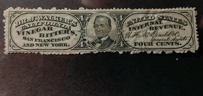 U.S.A MATCH AND MEDICINE STAMPS SCOTT RS253d. - Image 1 of 2