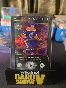 2024-25 Upper Deck Series 2 #PL-5 Connor McDavid Playlist Edmonton Oilers - Picture 1 of 2