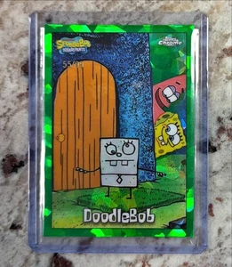 2025 Topps Chrome SpongeBob Sapphire DOODLEBOB GREEN /99 A1589 - Bild 1 von 1